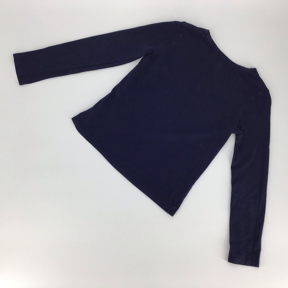 2/$25 GAP Kids Girl's Flippy Maple Leaf Navy Tee, XL - Picture 2 of 14